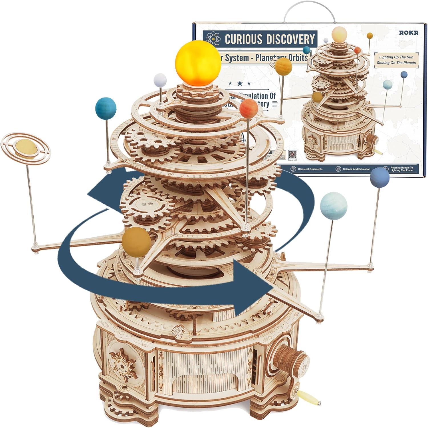 3D Wooden Puzzles for Adults-O - Solar System Orrery avis et prix