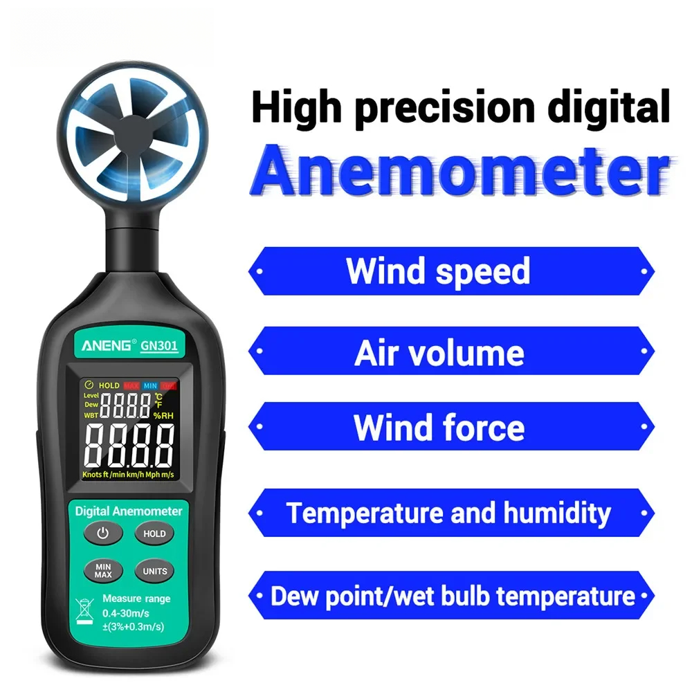 For ANENG GN301 Digital Anemom - Anemometer Wind Speed avis et prix