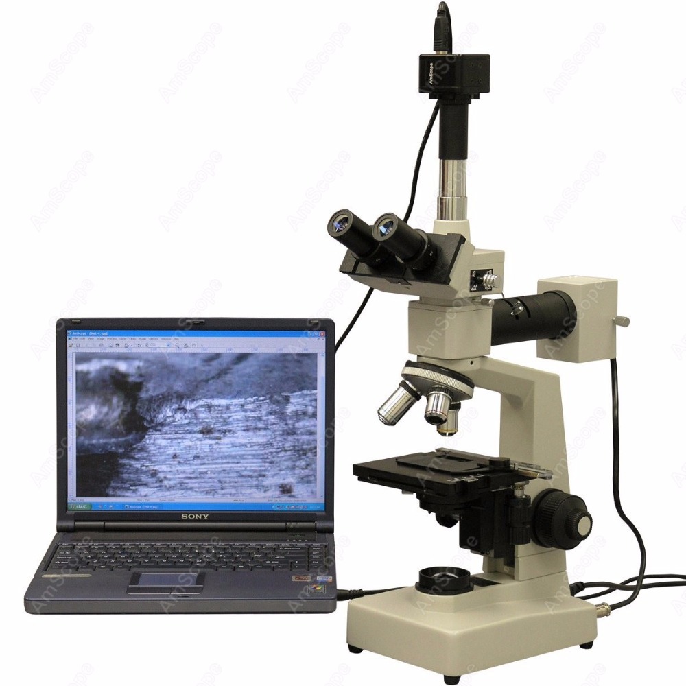 AmScope Metallurgical Trinocul - Microscope Compound 40X avis et prix