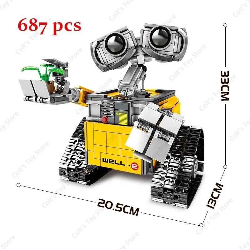 677pcs WALL E The Robot Buildi - Science Robotics avis et prix