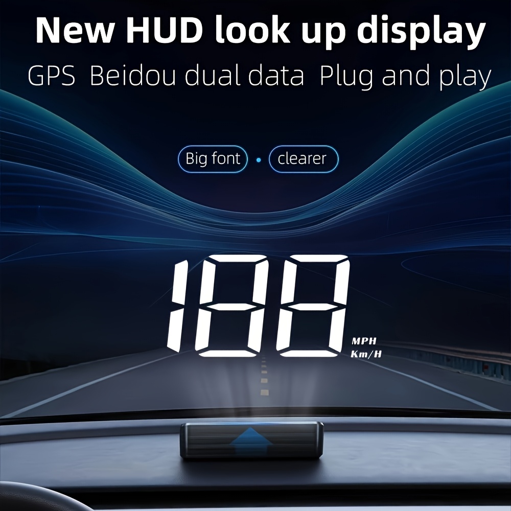 Universal Car Speedometer HUD  - Anemometer Wind Speed avis et prix