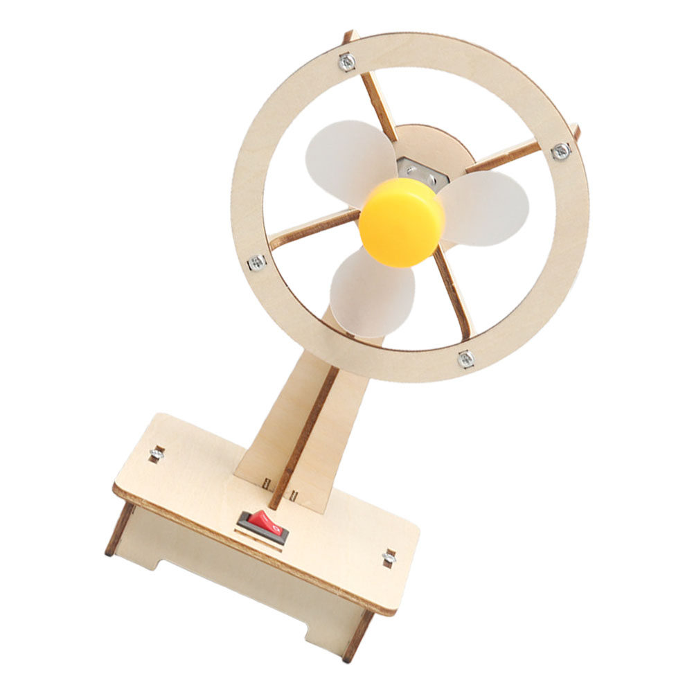 1Set Wooden Fan DIY Assembly K - Science Experiment avis et prix