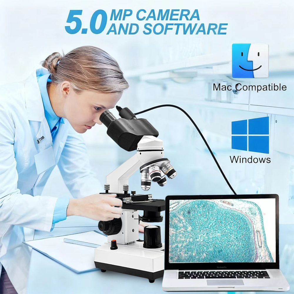 Compound Microscope,40X-2500X, - Microscope Compound 40X avis et prix