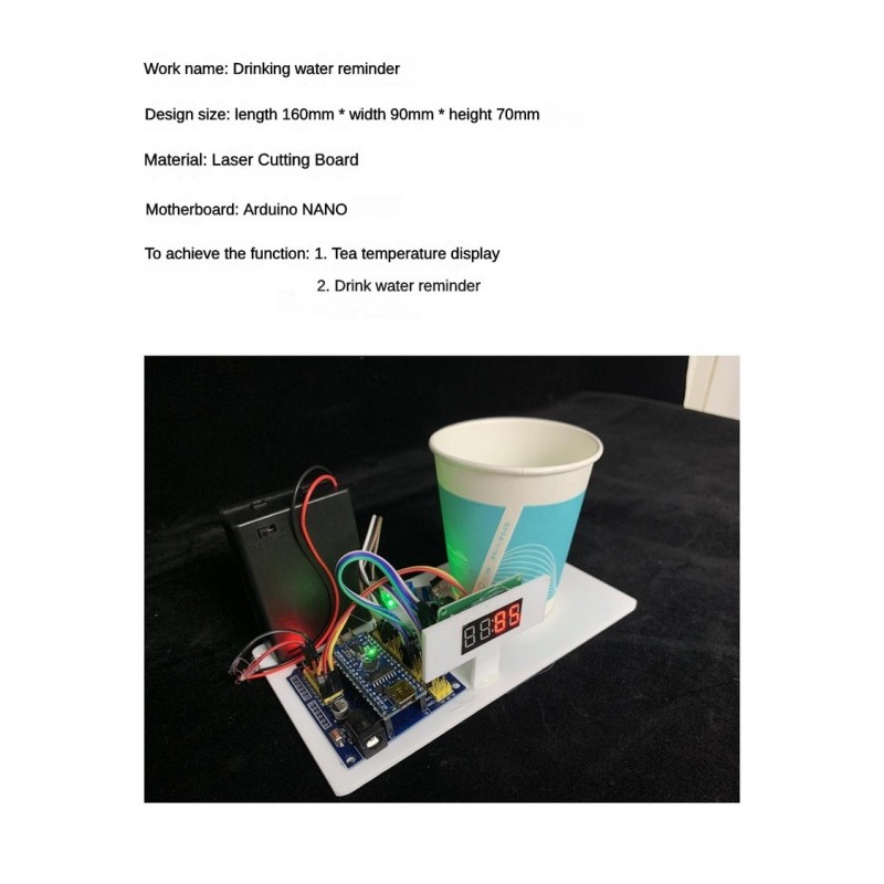 Drink Water Reminder Robot Han - Science Robotics avis et prix