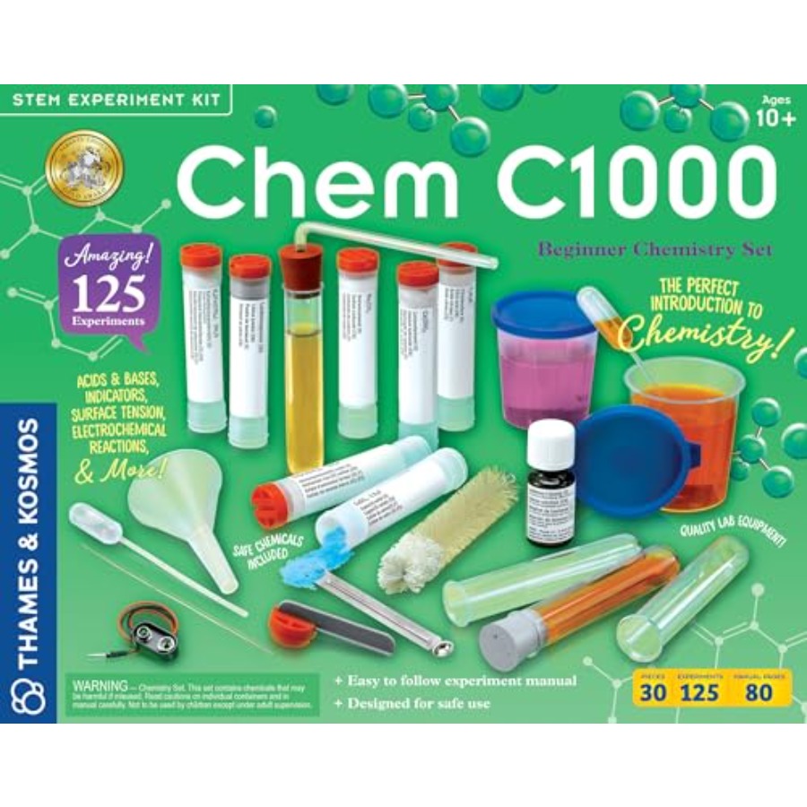 STEM science kit for ages 10+: - Chemistry Set Beginner avis et prix