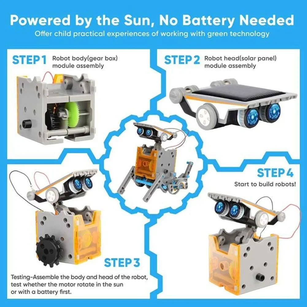 13 in 1 Solar Powered Robot Sc - Science Robotics avis et prix